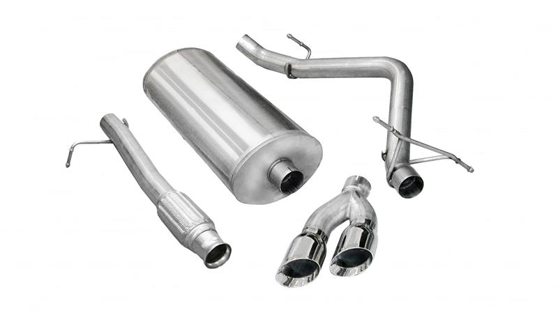 Chevrolet Silverado Performance Exhaust - CORSA Performance - Cat-Back Sport - Polished - `09-`13